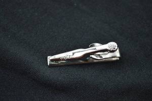 lot A-180 image: Sterling Silver Tie Clip