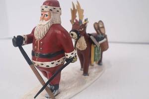 lot 122 image: Santa Claus and Reindeer by Randy Tate