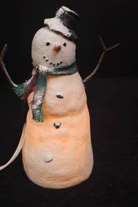 lot 143 image: Midwest Cannon Falls Lighted Snowman Christmas Decor