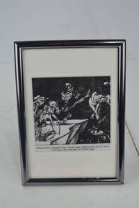 lot 81 image: Framed Satirical Print on Elderly and Politics, 7 Inch