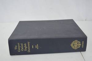 lot 96 image: The Compact Oxford English Dictionary Second Edition Clarendon Press