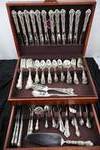 Gorham "STRASBOURG" Sterling Silver Flatware Set, 101 Pieces, Various Patterns