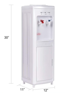 lot 290 image: Costway 5 Gallons Hot and Cold Water Cooler Dispenser with Child Safety Lock