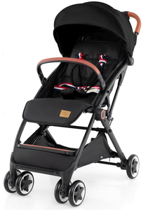 lot 434 image: BABY JOY Lightweight Baby Stroller, Compact Toddler Travel Stroller for Airplane, Infant Stroller w 5-Point Harness, Adjustable BackrestFootrestCanopy, Storage Basket, Easy One-Hand Fold (Black)