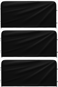 lot 462 image: LOT OF 3 Heavy Duty Portable Crowd Control 8ft Barricade Jacket Covers 8 6 Length, Height 40