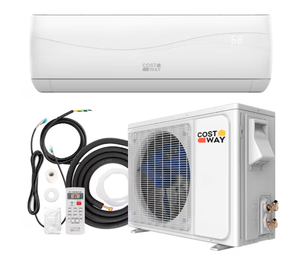 lot 24A image: Costway 12000 BTU Mini Split Air Conditioner and Heater 20 SEER2 115 V Wall-Mounted AC Unit