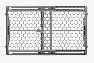 lot 103 image: Regalo 0722 42-in x 23-in Pressure Mounted Gray Plastic Safety Gate