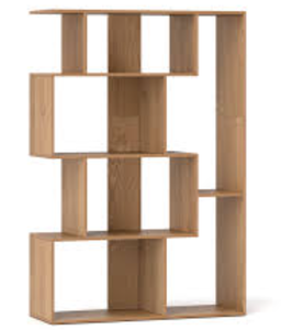 lot 128 image: Costway Versatile 5-Tier Bookshelf with Large Storage & Stability