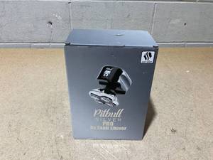 lot 218 image: Pitbull Silver PRO Head and Face Shaver (USB Charging Cable)Pitbull Silver PRO Head & Face Shaver  USB charging cable included