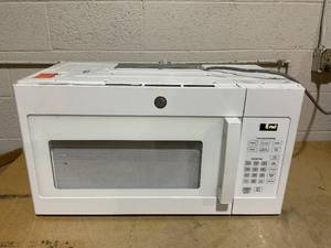 lot 240 image: GE - 1.6 Cu. Ft. Over-the-Range Microwave with Convenience Cooking Controls - White