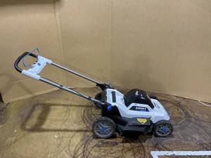 lot 248 image: HART 40-Volt 20-inch Cordless Brushless Push Mower (Used, Not Tested. Missing Battery, Charger, And Bag)