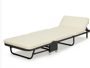 lot 71 image: MoNiBloom Folding Furniture, WAdjustable 6 Position, Portable Foldable Guest Furniture For Home, Steady Frame With Max 660lbs Load, Easy Storage