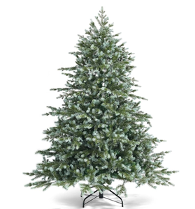 lot 89 image: 6ft Artificial Christmas Tree Unlit, PE & PVC Premium Spruce Xmas Tree with 892 Branch Tips, Seasonal Party Decoration for Home Office