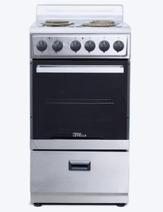 lot 244 image: Premium Levella 20-in 4 burners 2.1-cu ft Freestanding Electric Range ( Stainless )