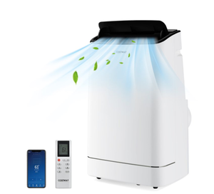 lot 249 image: Costway 15000 BTU Portable Air Conditioner with Remote APP Control Cool Fan Heat Dehum