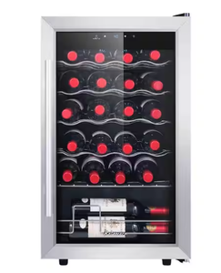 lot 364 image: Kalamera 24 Bottle Single Zone Wine Cooler Small Wine Fridge