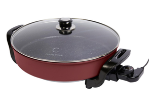 lot 374 image: Curtis Stone 14 6.2qt Dura-Pan Nonstick Electric Skillet (BLACK)