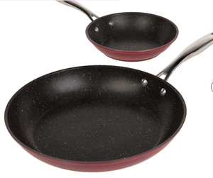 lot 376 image: Curtis Stone 2-piece Frypan Set (YELLOW)
