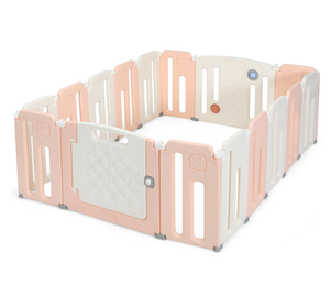 lot 304 image: Costway 16 Panels Baby Safety Playpen