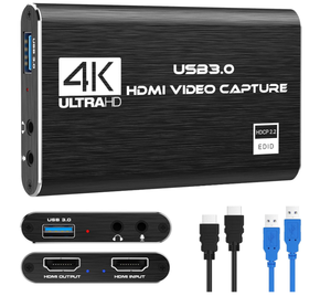 lot 337 image: Capture Card Nintendo Switch, 4K HDMI Video Capture Card, 1080P 60FPS, HDMI to USB 3.0 Capture Card for Streaming Work with CameraXboxPS4PS5PCOBS