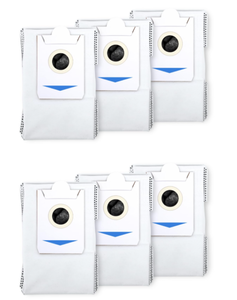 lot 349 image: LOT OF 2 ECOVACS Dustbag 3 Pcs, Compatible with DEEBOT X2 OMNI X2 COMBO, Robot Vacuum and Mop Combo, White