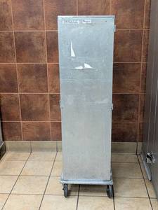 lot 29 image: LOCKWOOD COMMERCIAL ROLLING BREAD CABINET