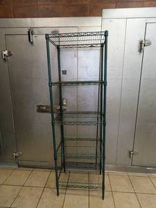 lot 40 image: METRO 4-TIER METAL SHELVING