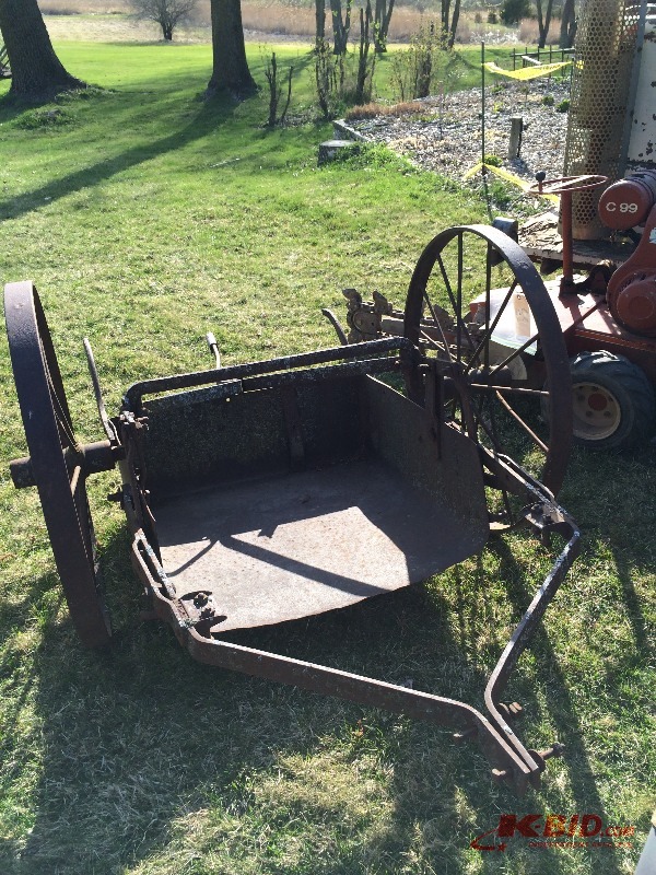lot 24 image: Horse Drawn Scooper it appears to be from the Early 1900s