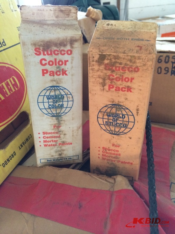 lot 49 image: Concrete Color Mix, Stucco Color Paks