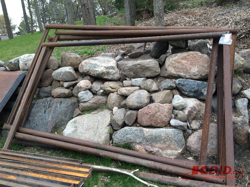 lot 21 image: Custom Made (Heavy Duty) Lumber Storage Rack