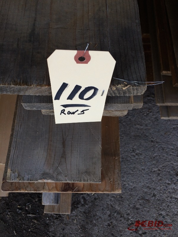 lot 110 image: Assorted pine 1 x 2, 1 x 6, 1 x 8 - Random lengths up to 16
