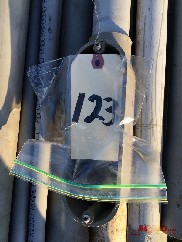 lot 123 image: Assorted Electrical conduit Ridged PVC Sch 40, Sch 80