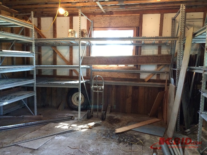 lot 146 image: Shelving and hardware - Take all 3 sections
