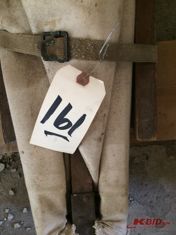 lot 161 image: Very Old (Antique  Vintage) Army Cot