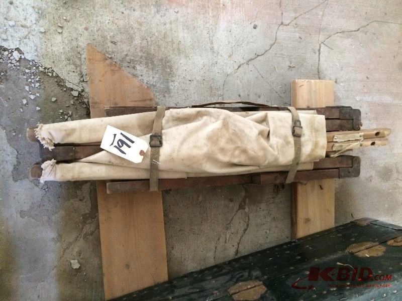 Very Old (Antique / Vintage) Army Cot Young Estate Auction 1 KBID