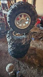 lot 69 image: ATV Four Wheeler Tires 27x11 R12, Polaris