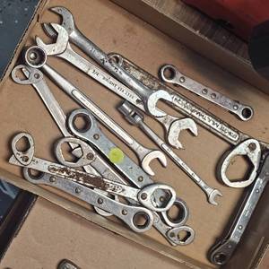 lot 6 image: Lot of Various Brands of Wrenches as pictured