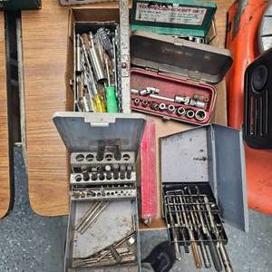 lot 8 image: Socket and Bit Set Lot as Pictured