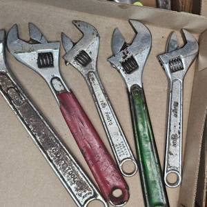 lot 25 image: Diamon Proto Crescent Wrenches, Lot of 4