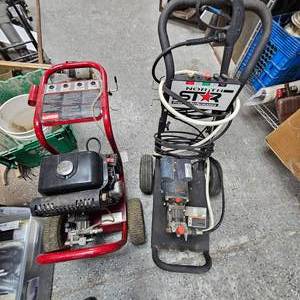 lot 107 image: Pair of Pressure Washers