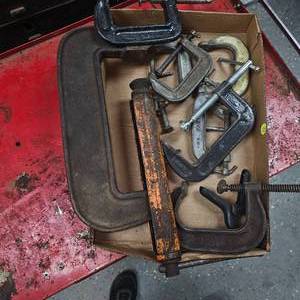 lot 137 image: Lot of C Clamps