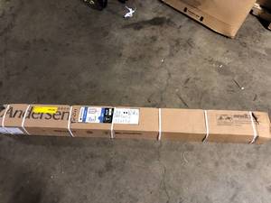 lot 3 image: Andersen Gliding Patio Left Door Frame Kit customer return see pictures