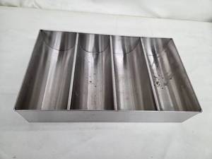 lot 21 image: Stainless Steel 4-Compartment Cutlery Tray