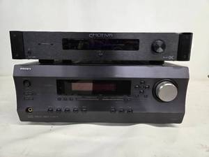 lot 60 image: Emotiva BasX TA-100 Integrated Amplifier and Integra DTR-40.6 AV Receiver