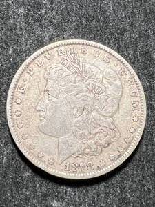 lot 38 image: 1878 US MORGAN SILVER DOLLAR