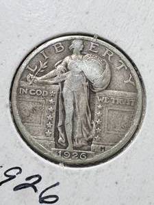 lot 65 image: 1926 US STANDING LIBERTY QUARTER