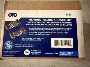 lot 29 image: Otc Bearing Pulling Attachment