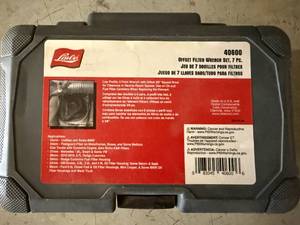 lot 33 image: Lisle Offset Filter Wrench Set 7Pc