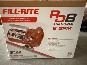 lot 42 image: Fill-Rite Portable Fuel Transfer Pump