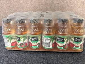 lot 121 image: 24 Bottles Of Minute Maid Apple Juice